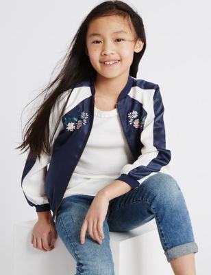 Embroidered Bomber Jacket &#40;3-14 Years&#41;
